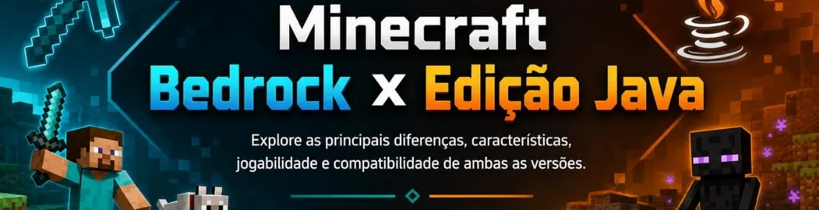 Minecraft Bedrock x Edição Java